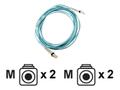 Hewlett Packard Enterprise LC til LC Multi-mode OM3 2-Fiber 2,0m 1-Pack fiberoptisk kabel