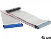 - Delock Cable HDD flat ribbon 3.5 IDE 40 pin female > 3.5 IDE 40 pin female 45 cm (84046)