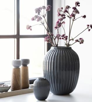 Kahler Hammershoi Vase Antrasittgra H250 Multitrend