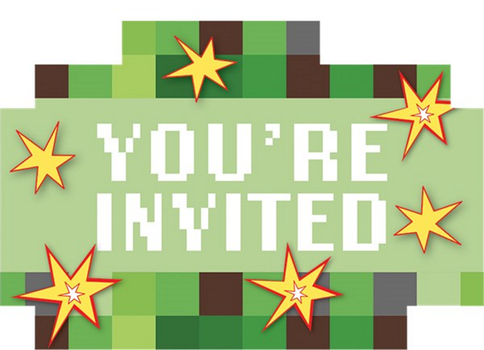 Minecraft bursdag utstyr