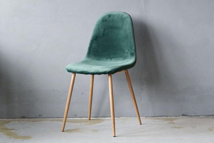 Trend design spisestuestol charlton, grønn velour / multitrend Spisestuestol