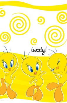 Tweety Bordduk, str 120x180 cm (136-115843)