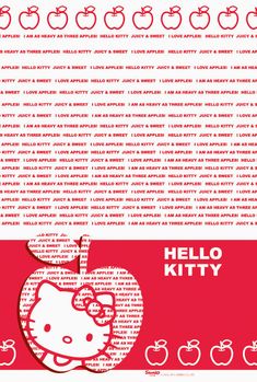 Hello Kitty "Apple" Bordduk, str 120x180cm (136-117964)