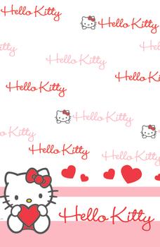 Hello Kitty "SweetHeart" Bordduk, str 120x180cm (136-116105)