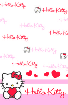 Hello Kitty "SweetHeart" Bordduk, str 120x180cm (136-116105)