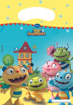 Henry Kosemonster Godteposer m/motiv, (6 pk)