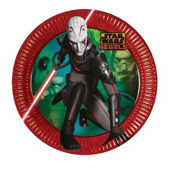 Star Wars Papptallerkner 23 cm, 8stk (126-84416)