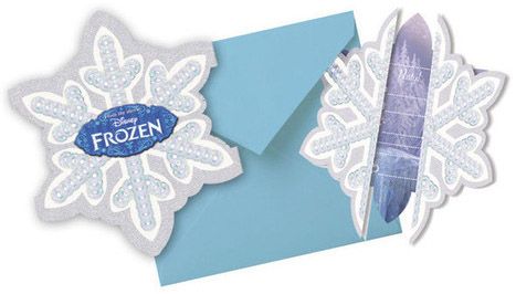Frozen Invitasjoner - 6 stk