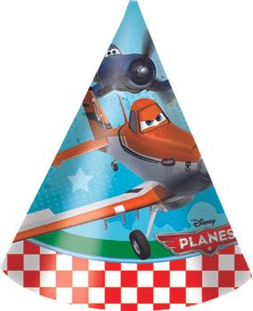Disney Fly Festhatter med motiv, 6stk