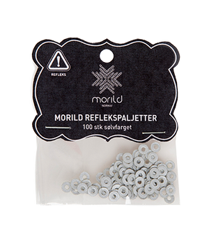 Morild Reflekspaljetter 100 stk sølv (288-44-950804)