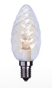 Lyspære LED Klar Kaldhvit, E14