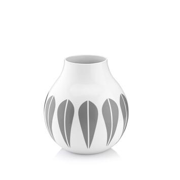 Lucie Kaas Vase Lotus Grå, 20cm