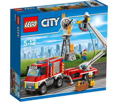 LEGO® City Brannvesenets tjenestekjøretøy med minifigurer (158-60111)