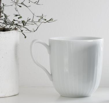 Kähler Hammershøi Krus 330ml, Hvit (180-16061)