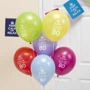 Keep Calm Ballonger ~ 80 år
