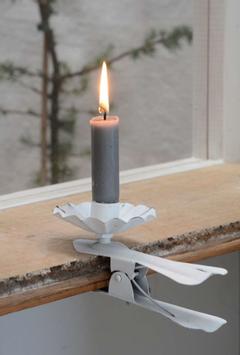 Ib Laursen Lysklips til Bedelys, hvit