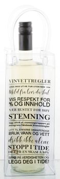 BC Vinflaskepose PVC - "Vinvettregler" (153-85017)