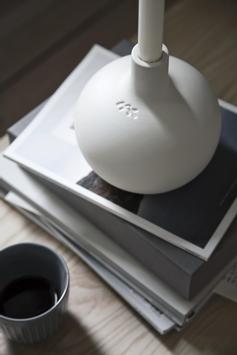 Kähler Globo Lysestake Hvit, Ø13.5cm (180-16160)