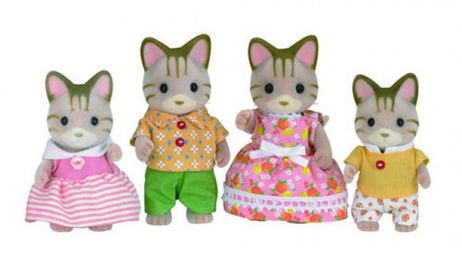 Sylvanian Families Dyrevenner - Skogskatt Familien