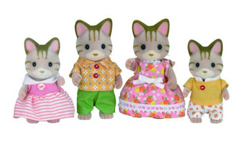 Sylvanian Families Dyrevenner - Skogskatt Familien (366-995180)