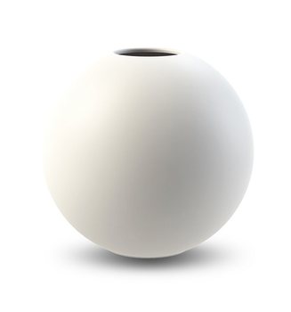 COOEE Ball Vase 20cm, Hvit (389-ball-white-20cm)