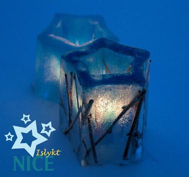 NICE Islykt stjerneform 20cm  (173-10202)