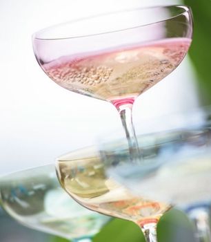 Magnor Glassverk Happy Champagneglass Rosa, 28cl (404-321453)
