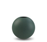 COOEE Ball Vase 10cm, Mørkegrønn