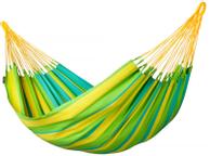 La Siesta Hengekøye Sonrisa Singel Lime HamacTex værbestandig (132-SNH14-4)