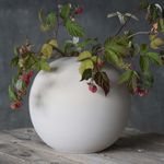 COOEE Ball Vase 30cm, Hvit (389-ball-white-30cm)