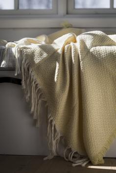 Andreas Engesvik Bunadspledd Lys Gul, 130x200cm