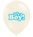 PartyDeco Ballonger "It's a boy"_6stk (342-SB14P-251-000)
