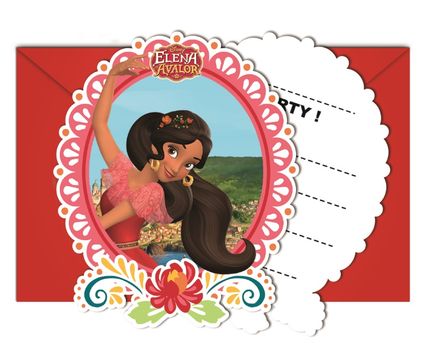 Elena Of Avalor Invitasjoner - 6 stk