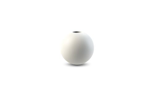 COOEE Ball Lysestake 8cm, Hvit (389-ballcandlestick-white-8cm)