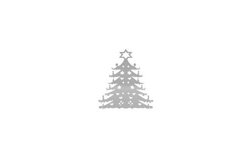 COOEE Amerikansk Juletre 12cm, Stål (389-americantree-12cm-steel)