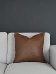 Coming Home Finesse Putetrekk 45x45cm brunt_skinn (316-17052)