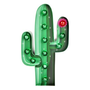 Sunnylife Lampe Kaktus Grønn, H30cm (439-S8OMAQCC)