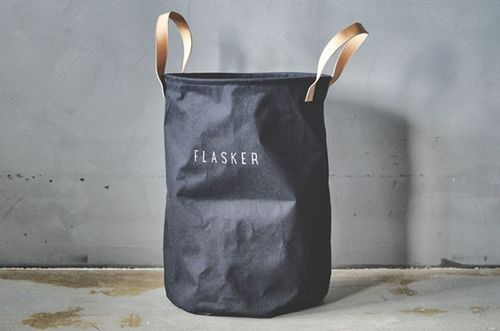 Trend Design Kurv "Flasker" Sort 35xH54cm (298-459812)