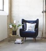 Mummi Putetrekk Mummipappa 50x50cm, Grå-Navy (479-109352)