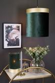 Globen Lighting Lampependel Velvet Grønn, H46cm (205-757303)