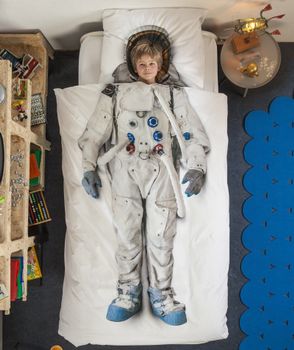 SNURK Sengesett Astronaut 140x200cm