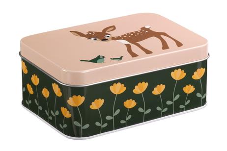 Blafre Matboks Metall Rådyr Rosa