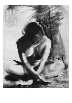 Anna Bülow Kunstkort  "Darker Side" 6stk A5