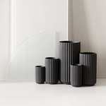 Lyngby Porcelæn Vase Sort H12.5cm (521-200800)