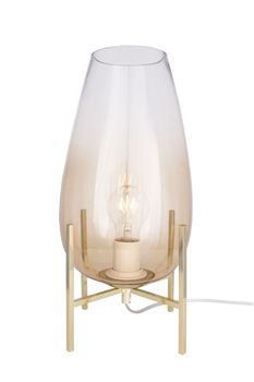 Globen Lighting Bordlampe Tulip Amber H33cm