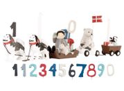 Kids by Friis Bursdagstog med tall, Hundeslede (533-FR22024)