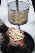 Espegard Popcorngryte i rustfritt stål