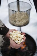 Espegard Popcorngryte i rustfritt stål