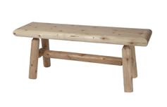 Canadian Outdoor Log Benk Sedertre 120cm