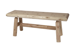 Canadian Outdoor Log Benk Sedertre 120cm